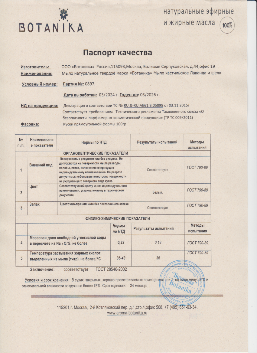 Паспорт №032024